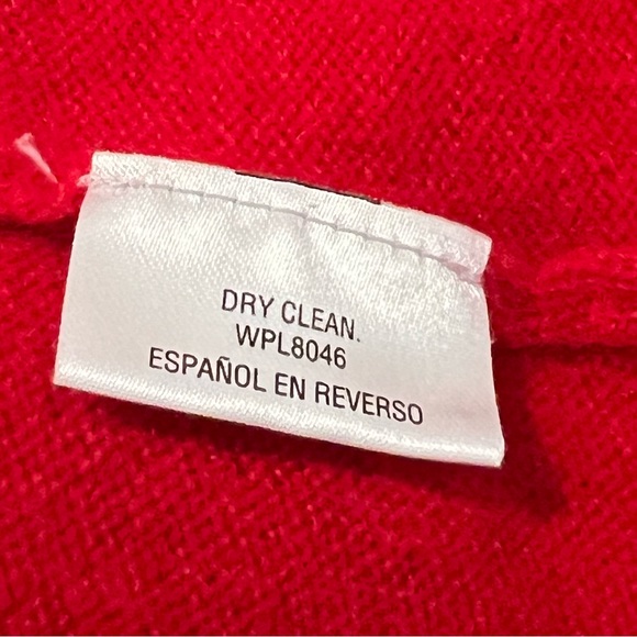 Charter Club Red Cashmere Turtleneck - Picture 4 of 5